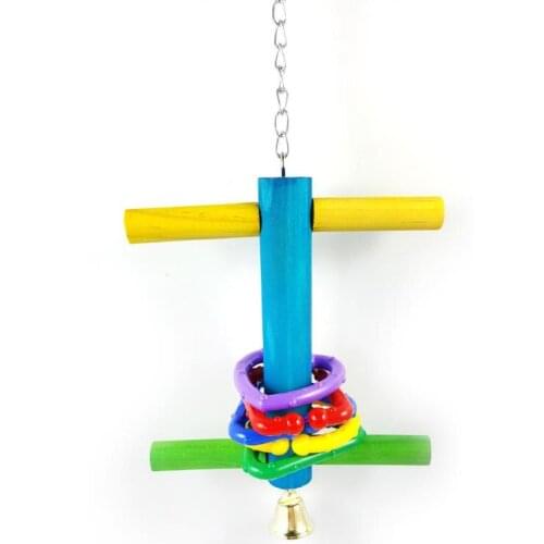 Parrot Toys Bite Grinding Toys Hanging Swing Toys Birds Cage Accessories D777
