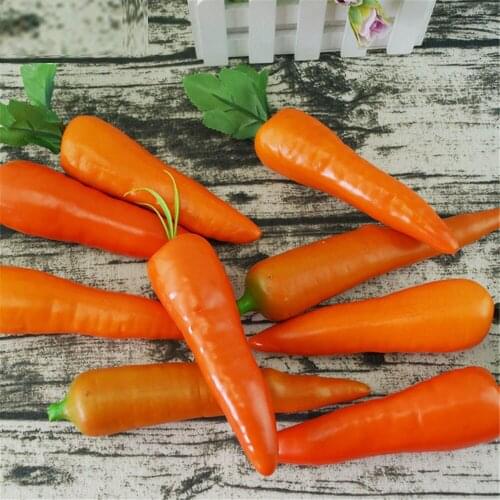 Fake Vegetables props hotel dining room hall restaurant store shop kitchen decoracion turnip radish carrot artificial Vegetables