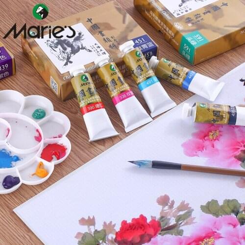 Chinese Painting Pigment Meticulous Painting Pigment Ink Painting Paste Watercolor Paint Student/beginner Supplies Watercolors
