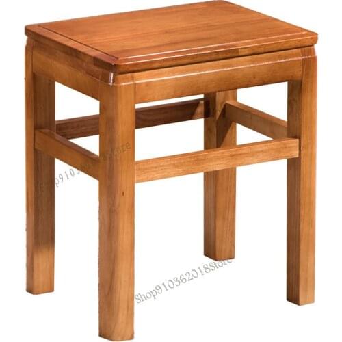 Lanzhou Ramen Table Stool Solid Wood Solid Wood Stool Wood Stool Solid Wood Household Square Stool Solid Wood Square