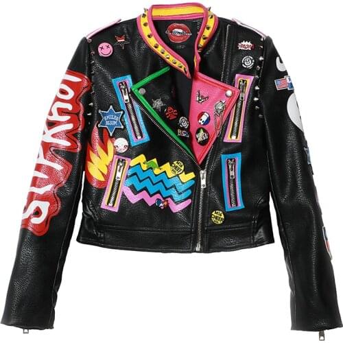 LYFZOUS Women's Leather Jackets