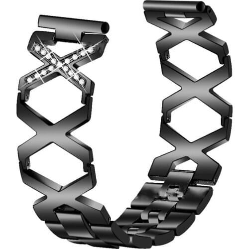 Metal Diamond Strap Band for Xiaomi Smart Watch 18mm Watchbands Belt Strap