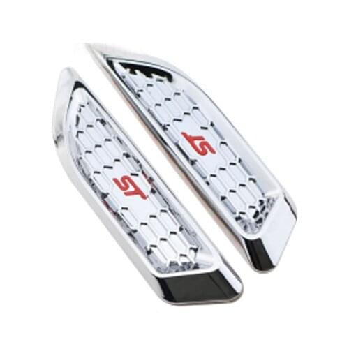 Foal Burning Car ST Side Fender Sticker for Ford Focus 2 3 4 MK2 MK3 Fiesta Mondeo Escape Kuga EcoSport Explorer Edge Fusion