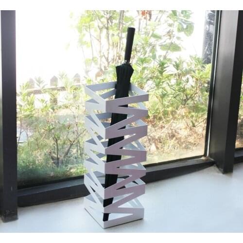 Metal style home umbrella stand hotel simple decoration waterproof golf umbrella storage rack WF904235