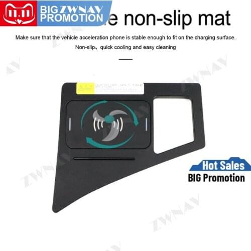 QI car Infrared Fast wireless charger For Audi Q7 2016-2018 Infrared Fast Wireless Charging Car Phone Holder for iphone/Samsung