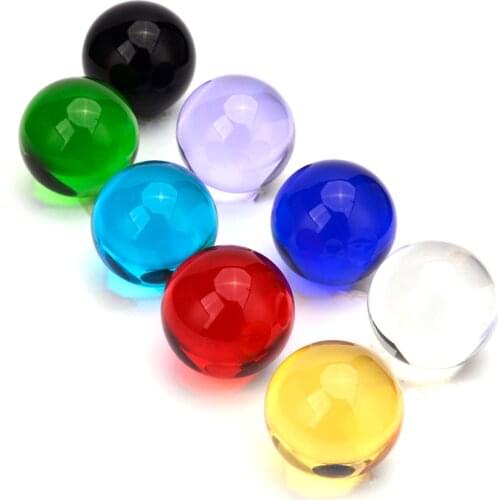 Glass Ball Photography Mix Color 80mm Asian Quartz Crystal Ball Sphere Feng Shui Decoration For Home