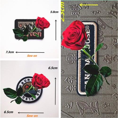 Iron on Clothes Patches Embroidery Bton Badges Patches T-shirt Down Jacket Personality Beautify Patches DIY