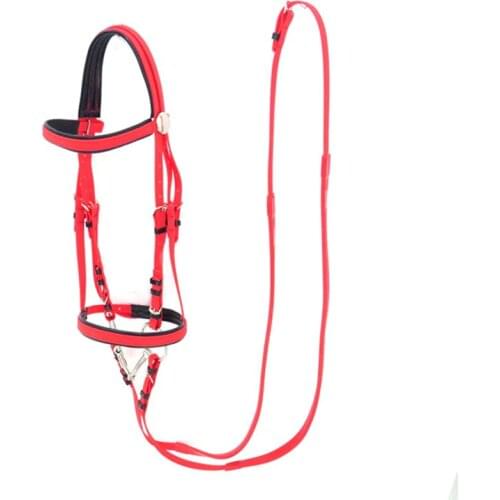 Water Horse Equestrian bridle rein fork PVC water horse bridle reins Le stainless steel armature shipping