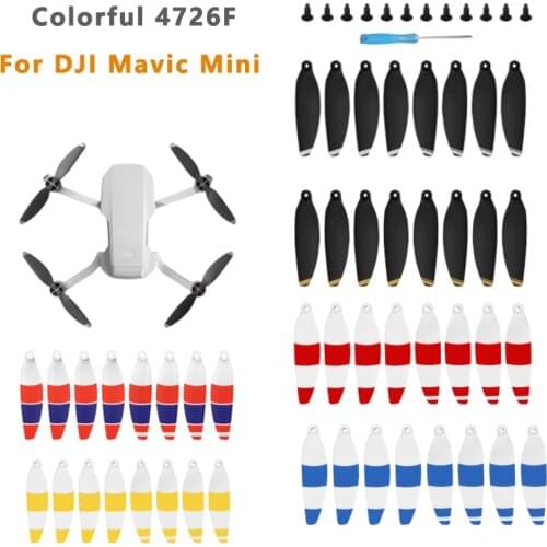 16PCS Replacement Propeller for DJI Mavic Mini Drone 4726 Light Weight Props Blade Wing Fans Accessories Spare Parts Screw Kits