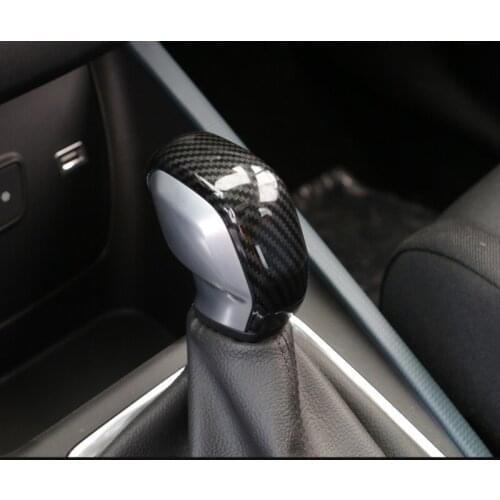 Carbon Fibre Gear Shift Head Protective Cover For Citroen C4 AA717