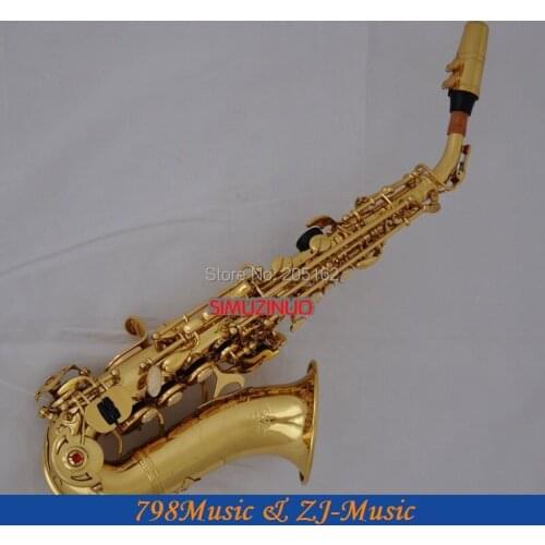 Gold Lacquer Soprano Saxophone Bb key to High F key and G key