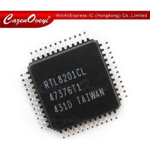 1pcs/lot RTL8201EL RTL8201CL RTL8201BL RTL8801B RTL8201 QFP-48 Chipset