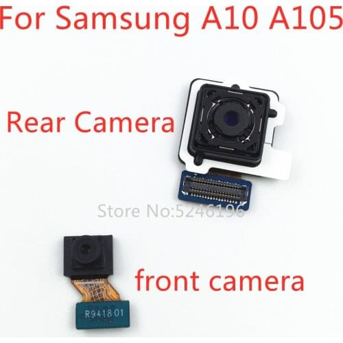 1pcs Back big Main Rear Camera front camera Module Flex Cable For Samsung Galaxy A10 Back Main Flex Cable Replace Part
