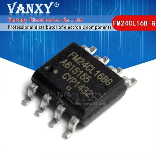 10pcs FM24CL16-G SOP FM24CL16 SOP-8 24CL16 SOP 16Kb FRAM Se rial 3V Memory