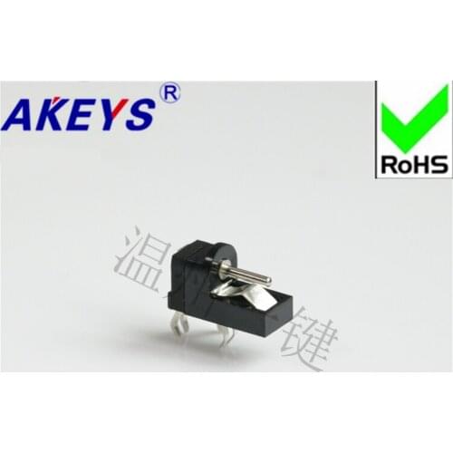 10 PCS DC-001A power seat / DC power outlet / DC seat pin outside bare 5-foot plug bend foot