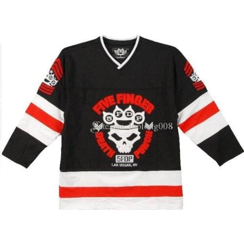 Custom 2020 men Five Finger Death Punch Hockey Jersey Customize any number and name Hockey shirt