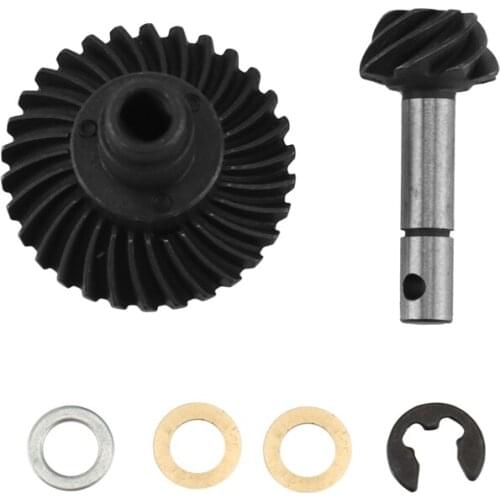 8T 30T Hard Steel Helical Bevel Axle Gear for 1/10 RC Crawler Axial SCX10 II 90046 SCX10 III AXI03007 Upgrade Parts