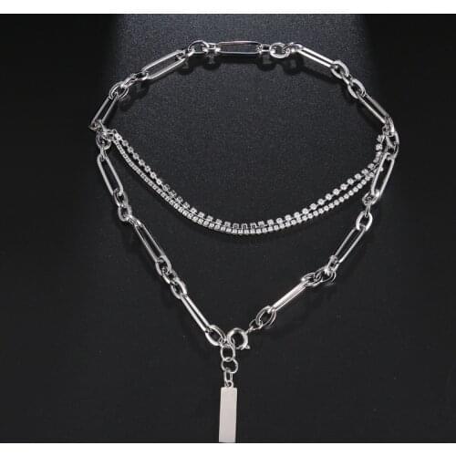 Bettyue Modern Style White Gold Noble Necklace For Women&Girls Wedding Party Charming Dress-Up Shiny Zirconia Ornament