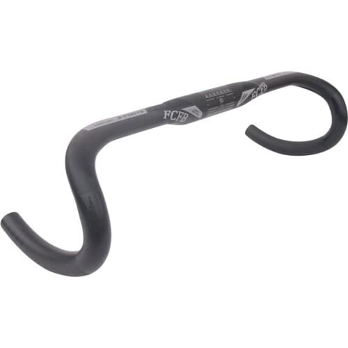 FCFB Carbon Bicycle Road Handlebar Bike Handlebar Bicycle Handle Road Carbon Handlebars 31.8*400/420/440mm Matte