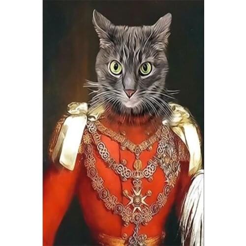 Cat series diy oil digital painting by numbers kits abstract acrylic paint by numbers for adults home Decoration