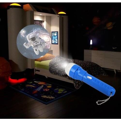 Flashlight Projector Lamp Toys For Baby Sleeping Story Children Dinosaur Sea World Light Up Toy For Kids Educational Sleep Light