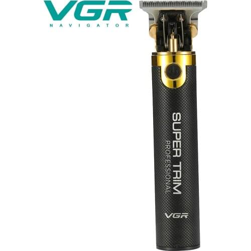 VGR 082 hair trimmer USB rechargeable hair clipper haircut machine oilhead clipper white hair carving clipper beard trimmer