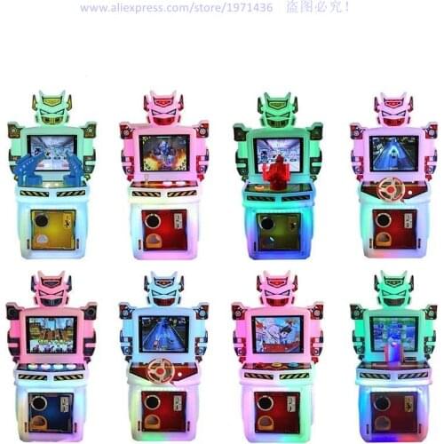 Low Price High Quality Amusement Center Device Coin Operated Drive Racing Car and Gun Shooting Arcade Game Machine For Kids