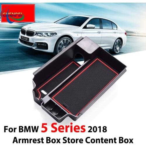 For BMW 5 Series 2018 Armrest Box Storage Box Modified Car Central Storage Box Sundries Box Car Accessories