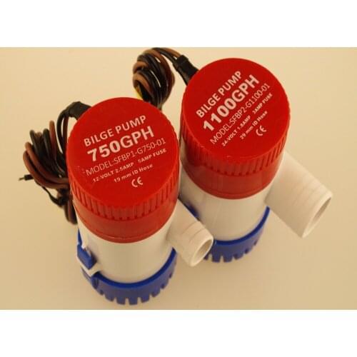 24V 750 GPH Submersible Boat Marine Electric Bilge Pump