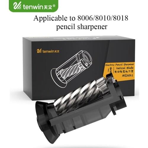 Tenwin Electric Helical Blade Pencil Sharpeners Replacement for 8006/8010/8018 Stationery Creative Pencil Sharpener Art Tools