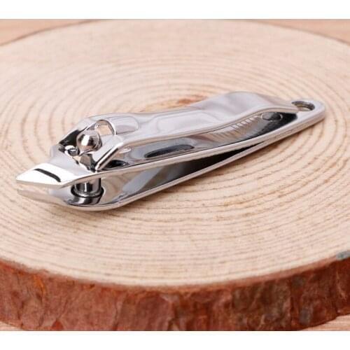 Stainless Steel Finger Toe Nail Trimmer Clippers Manicure Oblique Nail Scissors