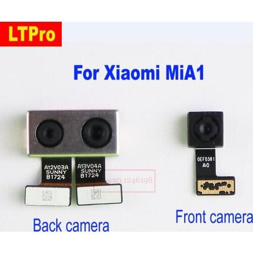 100% Warranty Original Main Big Rear Back Camera Front small Facing camera Module Flex Cable For Xiaomi Mi A1 MiA1 Phone parts