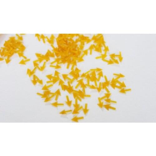 100pcs---9mm tiny nose yellow plastic toy findings for diy plush doll findings