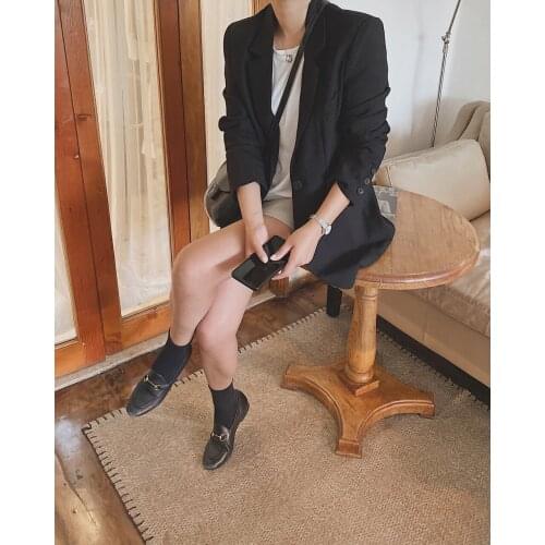 2021 Women Jacket Suit Za Woman Coat Blazers Female Spring Autumn Clothes Office Poncho Cardigan Black Custom Tailored Oem Y2k