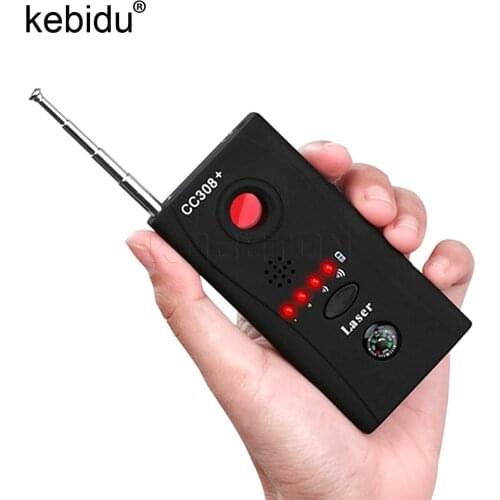 Kebidu Full Range Wireless Camera Cell Phone GPS Camera Bug RF Radio Wave Signal Detector Finder CC380+ with Earphone