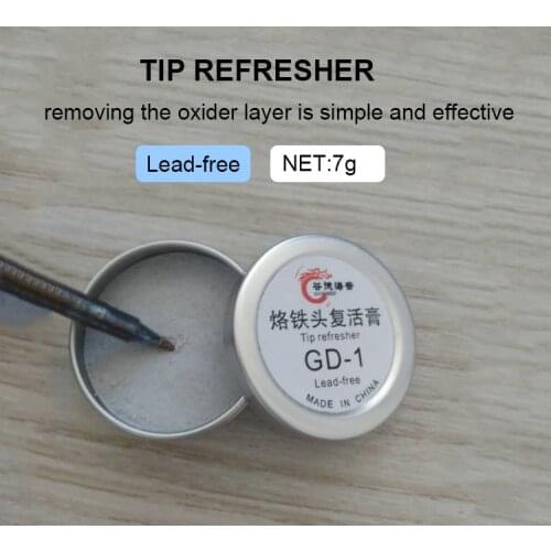 Gudhep Lead Free Soldering Iron Tip Refresher Clean Paste Oxide Solder Tip Head Resurrection Repair Tools