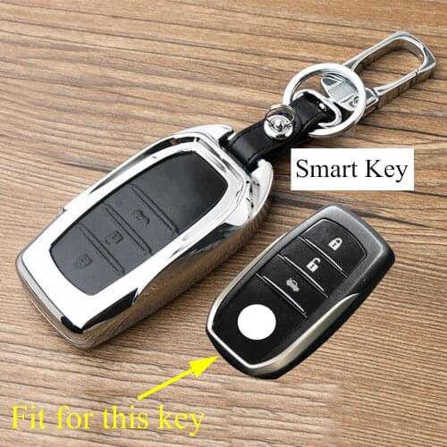 Key Chain Case Holder Box Bag Fob Ring Cover Fit For Toyota Corolla Camry Venza RAV4 Kluger Highlander Prado J150 Accessories