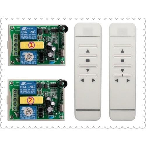 AC 220V 433mhz Digital intelligent digital RF wireless remote control switch system for projection screen & garage door/blinds