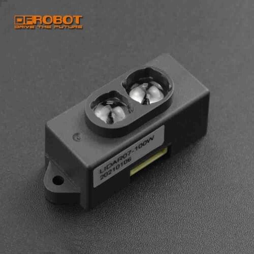 DFRobot I2C UART TOF IR Distance Sensor 0.2 to12m suppor single passive continuous active measurement compatible with arduino