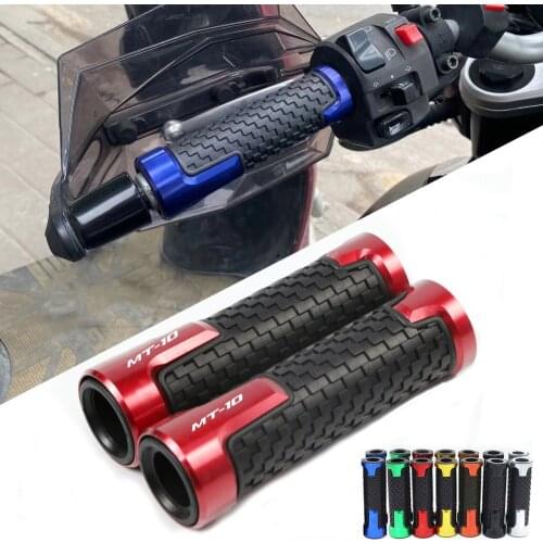 For Yamaha MT10 MT-10 MT 10 FZ10 FZ 10 FZ-10 Motorcycle Accessories 7/8'' Rubber Hand End Grip Bar Handlebar Grips Handle Bar
