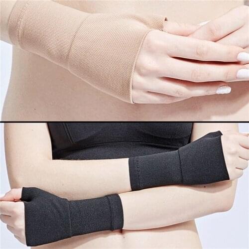 2021 New Breathable Elastic Palm Hand Wrist Supports Protector Unisex Fitness Wrist Guard Arthritis Brace Sleeve Support Glove