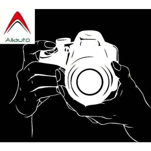 Aliauto Creative Car Sticker High Quality Camera Photographer Vinyl Accessories PVC Decal for Hyundai Solaris Kia Rio,15cm*11cm