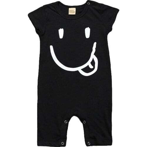 Newborn Bodysuits Infant Short Sleeve Crawling Clothes Toddler Cotton Casual Jumpsuits Boys Girls One-Pieces Romper 0-3 Years