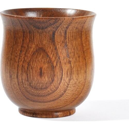 Natural Simple Big Belly Jujube Wood Cup Three-Color Cup Tea Ceremony Tea Cup