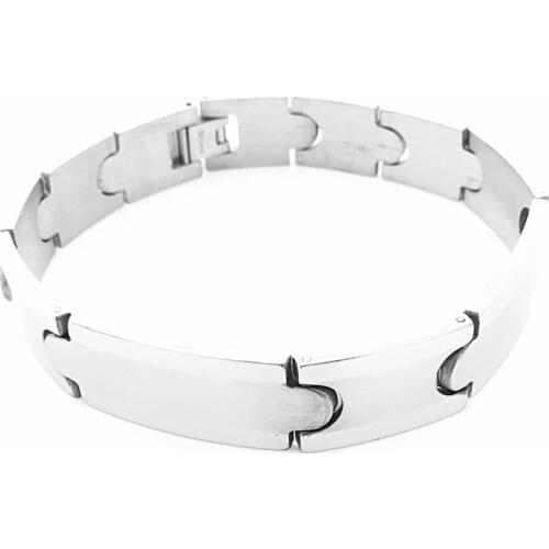 Stainless Steel Simple Scrub Bracelet Titanium Steel Mens Bracelet