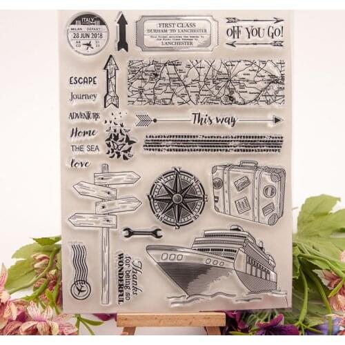 Clear Stamp for Scrapbooking Transparent Silicone Rubber DIY Photo Album Decor T1491
