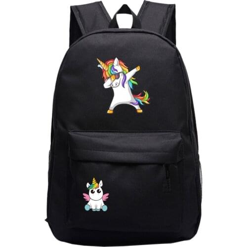Unicorn Backpacks Students School Bags new pattern Teenager Boys Girls Mochila Kids Travel Rucksack Women Men Laptop backpack