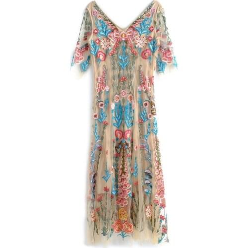 Luxurious High-end Elegant Pastel Vestidos Retro Sexy Korean Flower Summer Plus Size Dress Women Trendy Ukraine Women Clothes