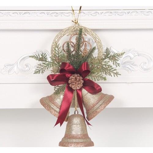 Christmas 2020 Ornaments Jingle Bell Tree Accessories Bells Home Decor Decoration Party елочные украшения Adornos Navidad