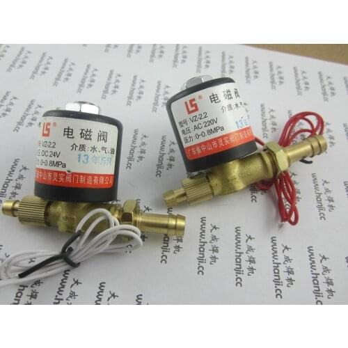 With Buckle Welding Machine Electromagnetic Valve VZ-2.2 AC220V DC24V 0-0.8MPa Solenoid Valve Air Valve